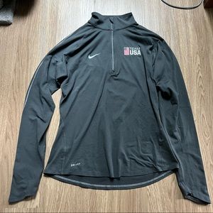 Nike Dri-Fit Team USA Quarter-Zip Pullover